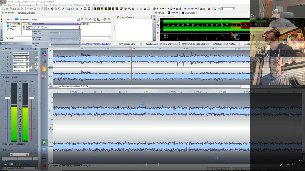 virtual audio mastering session video conferencing screen-share multiple guests